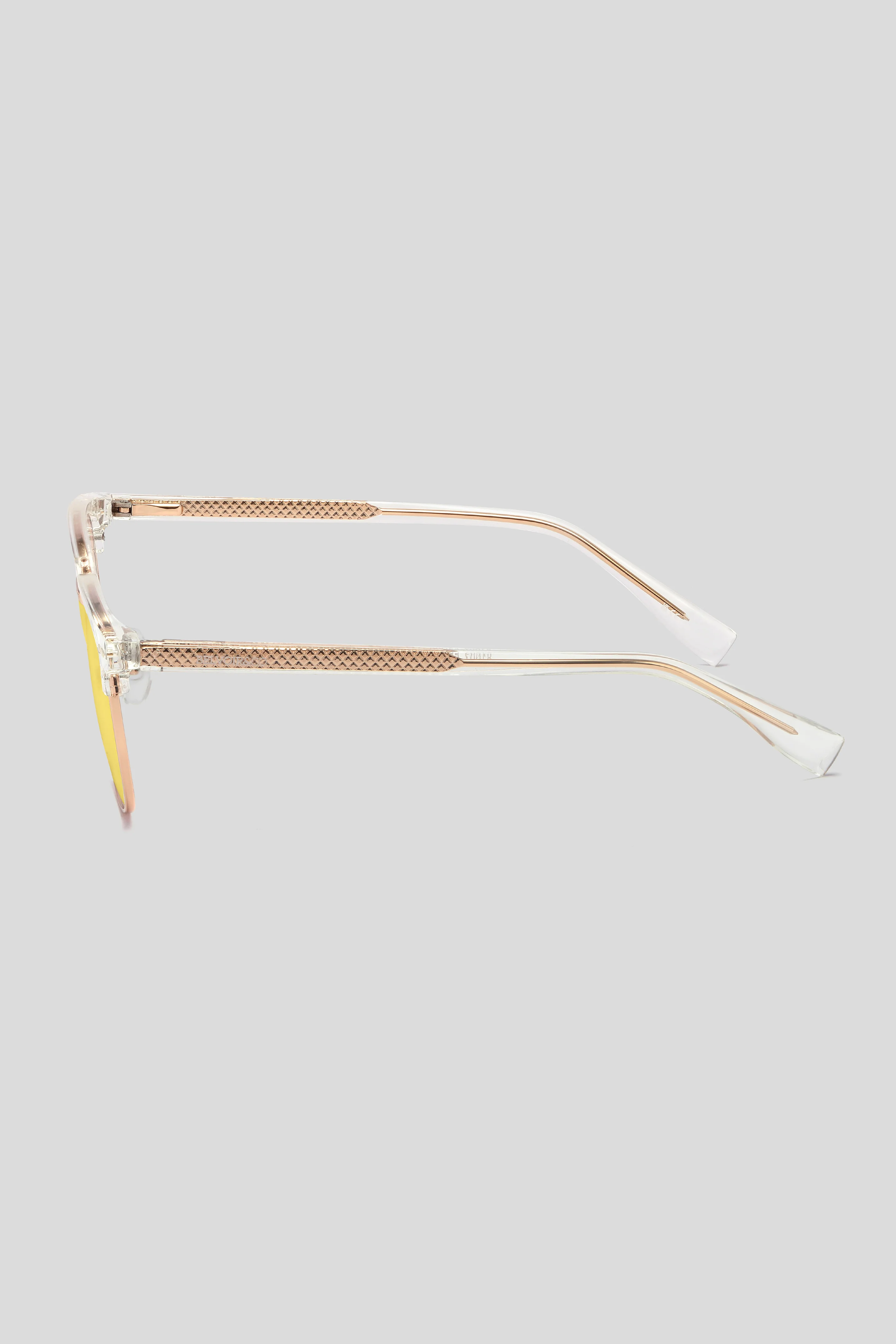 Clubmaster Transparent | Yellow Anti Blue - Image 4
